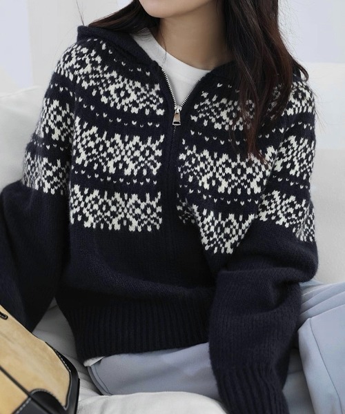 LADY LIKE（レディライク） ニット セーター 「秋冬新作」ノルディック