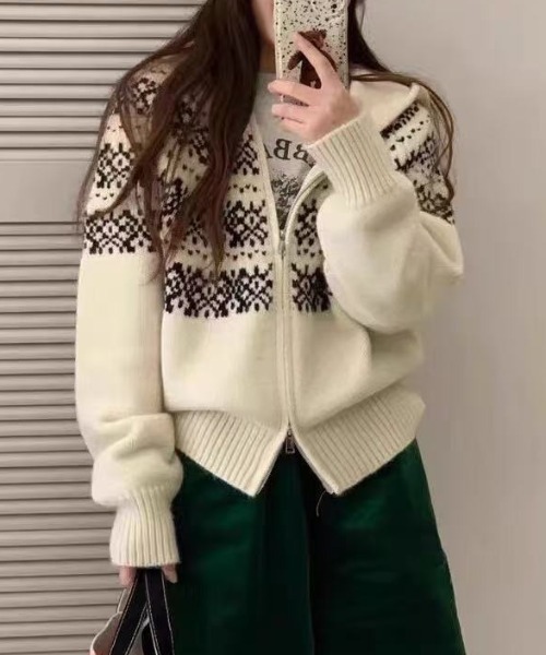 LADY LIKE（レディライク） ニット セーター 「秋冬新作」ノルディック