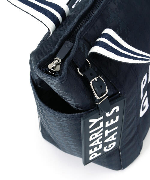 【値下げ　美品】PEARLY GATES 黒 ナイロン トートバッグ PEARLY GATES 黒 ナイロン トートバッグ