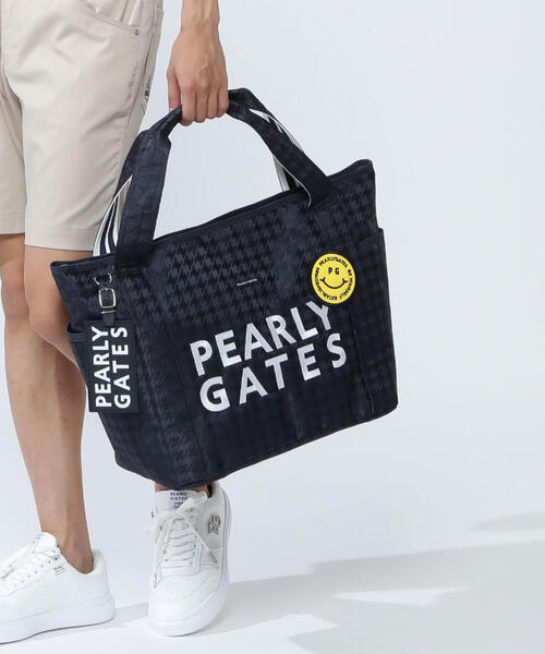 PEARLY GATES ブラックトートバッグ PEARLY GATES トートバッグ 「PEARLY GATES」PG is PG ロッカー