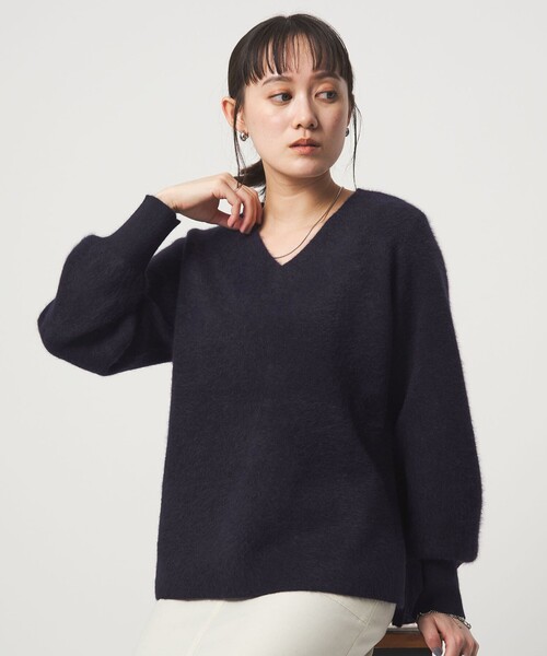 green label relaxing(美品) FOXブレンド ニット green label relaxing（グリーンレーベルリラクシング） ニット