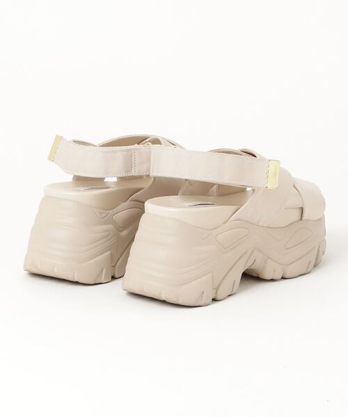 「EVOL」 ヒールサンダル M ベージュ レディース_画像2