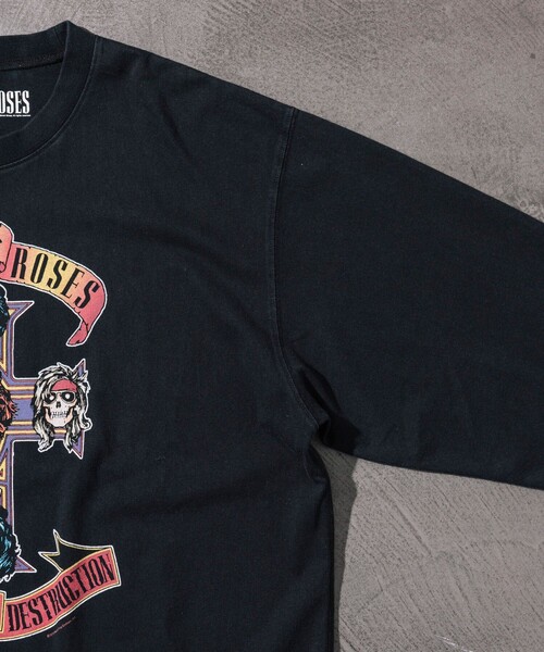 tシャツ 「EXCLUSIVE」GUNS N ROSES ガンズ アンド ローゼス フロントプリント ロングスリーブ Tシャツ メンズ レディース | FREAK'S STORE | 11