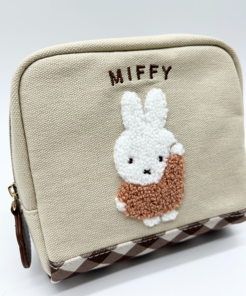 ポーチ miffy/ミッフィー　ダイアゴナルチェックシリーズ　ボックスポーチ レディース | Miffy | 04