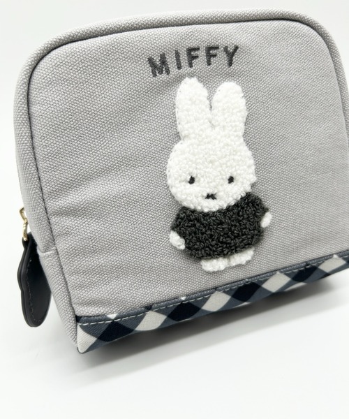 ポーチ miffy/ミッフィー　ダイアゴナルチェックシリーズ　ボックスポーチ レディース | Miffy | 09