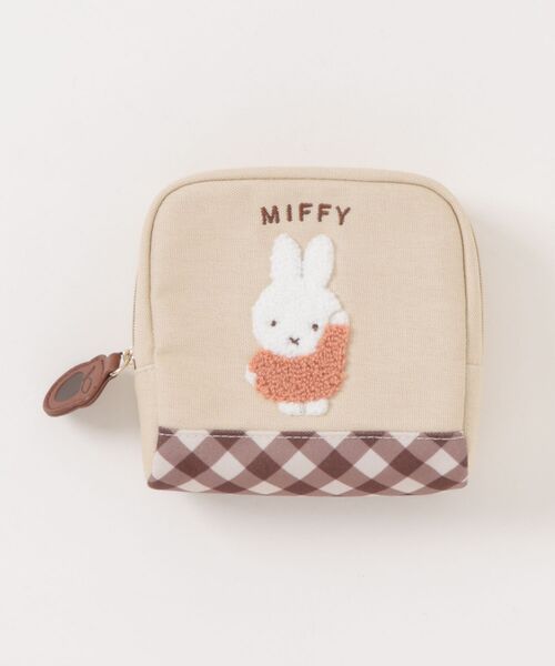 ポーチ miffy/ミッフィー　ダイアゴナルチェックシリーズ　ボックスポーチ レディース | Miffy | 18