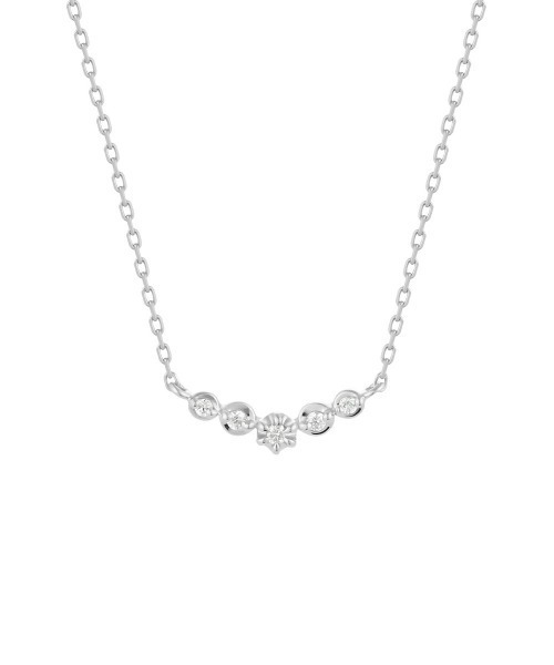 CANAL 4℃（カナルヨンドシー） ネックレス シルバー アーチ ネックレス