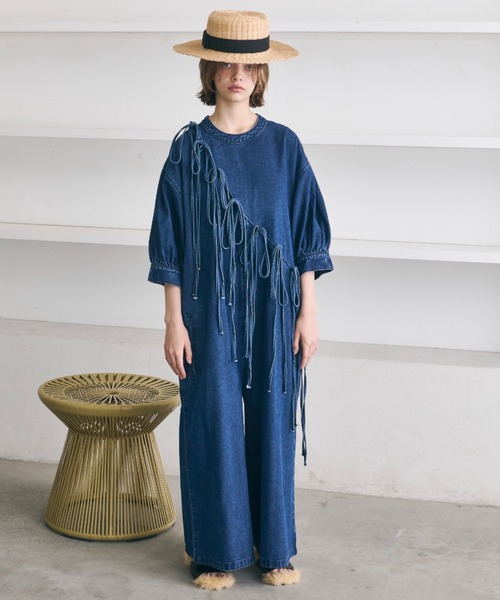 Perna/オールインワンMサイズ PERNA（ペルナ） オールインワン MEDIUM インディゴブルー レディース