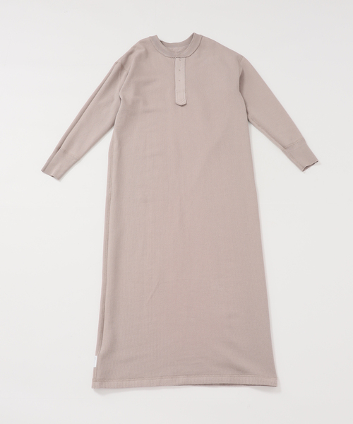 SLOBE IENA（スローブイエナ） ワンピース テレコヘンリーネックカット