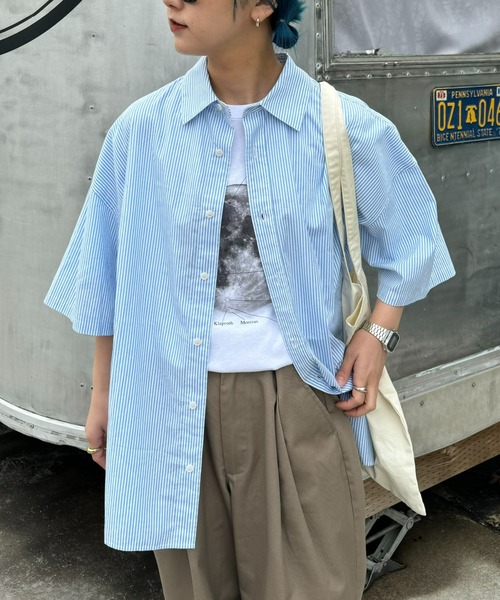 「CIAOPANIC TYPY」 半袖シャツ LARGE オフホワイト メンズ_画像7