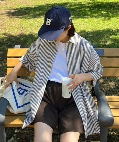 「CIAOPANIC TYPY」 半袖シャツ LARGE オフホワイト メンズ_画像8