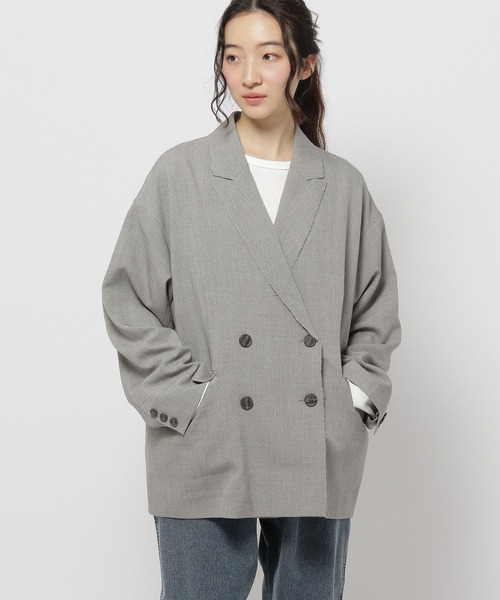 niko and…（ニコアンド） テーラードジャケット FREE グレー