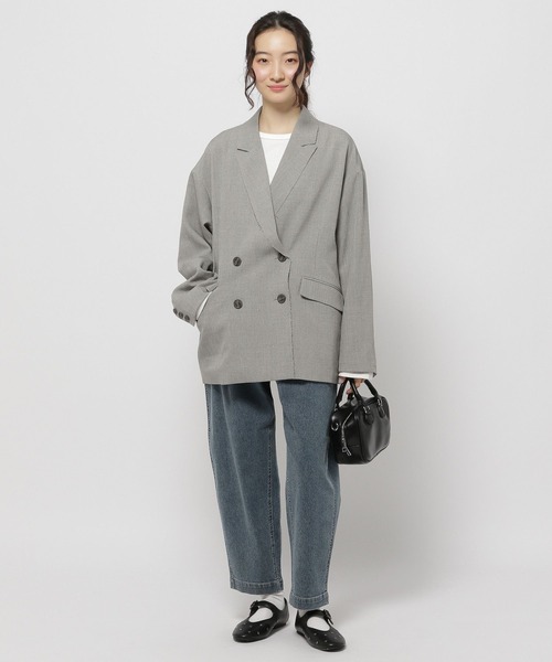 niko and…（ニコアンド） テーラードジャケット FREE グレー