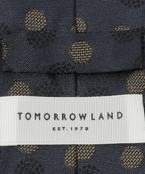 TOMORROWLAND（トゥモローランド） ネクタイ シルクジャガード ドット