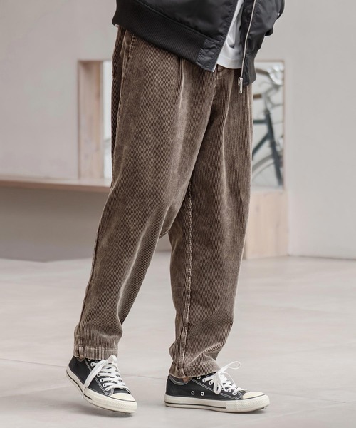 CAMBIO（カンビオ） パンツ mp14288-フェード加工コーデュロイバルーン