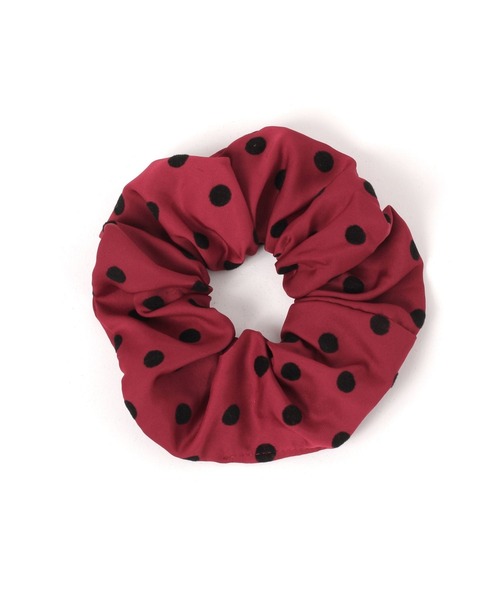 LAKOLE（ラコレ） シュシュ フロッキードットサテンシュシュ / 600734