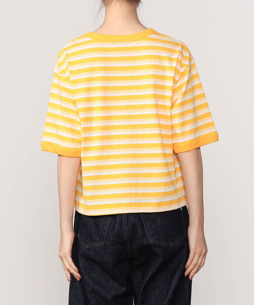 「Bshop」 半袖Tシャツ F イエロー系その他 レディース_画像4