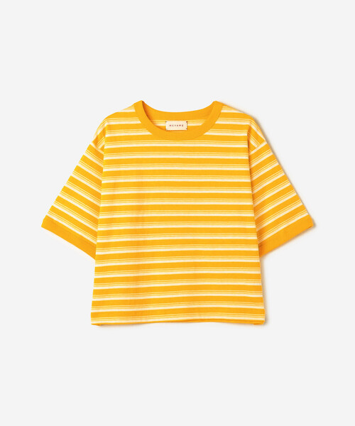 「Bshop」 半袖Tシャツ F イエロー系その他 レディース_画像6