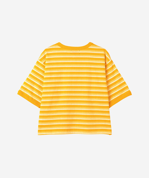 「Bshop」 半袖Tシャツ F イエロー系その他 レディース_画像7