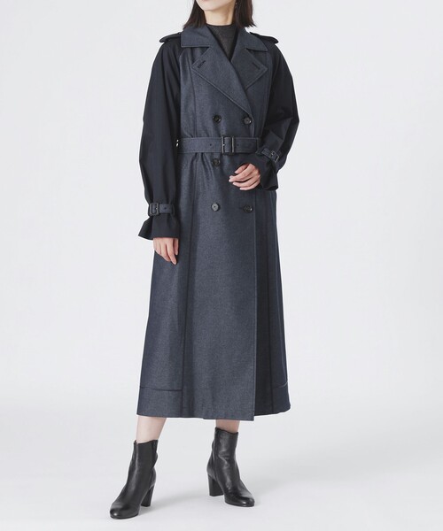 LOVELESS（ラブレス） トレンチコート コート ブロッキングトレンチ