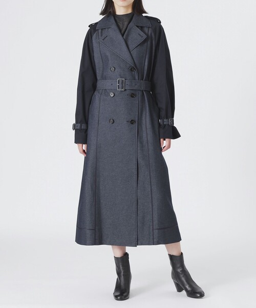 LOVELESS（ラブレス） トレンチコート コート ブロッキングトレンチ