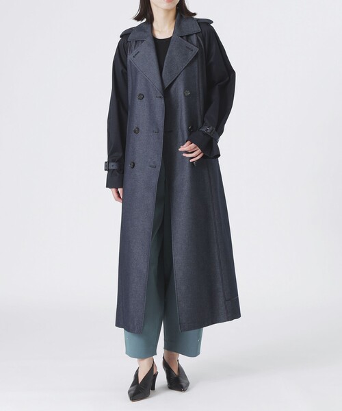 LOVELESS（ラブレス） トレンチコート コート ブロッキングトレンチ