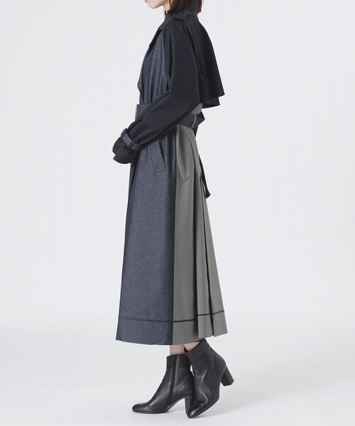 LOVELESS（ラブレス） トレンチコート コート ブロッキングトレンチ