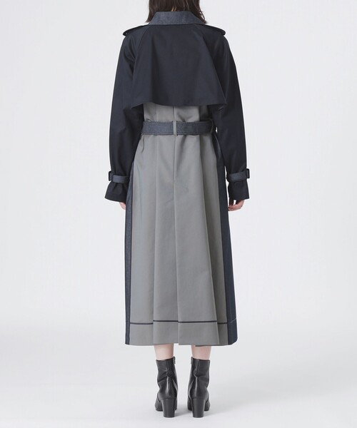 LOVELESS（ラブレス） トレンチコート コート ブロッキングトレンチ
