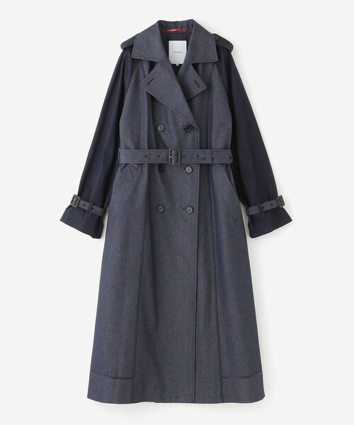 LOVELESS（ラブレス） トレンチコート コート ブロッキングトレンチ