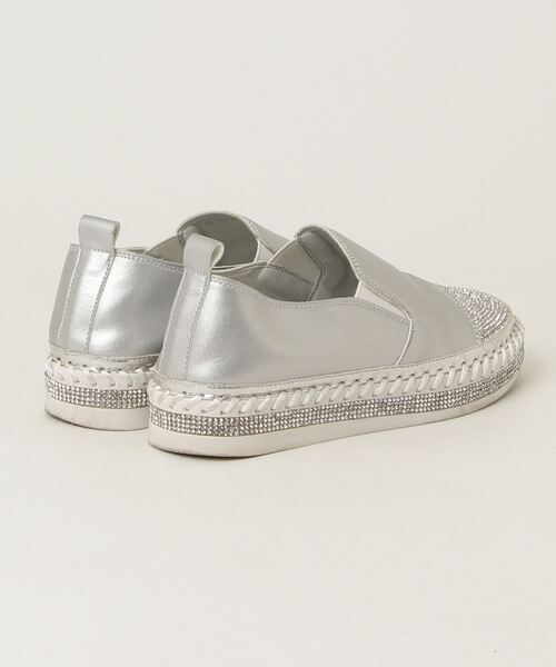 「artemis by DIANA」 スリッポン 22.5cm シルバー レディース_画像2