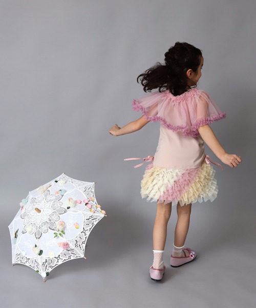 「panpantutu」 「KIDS」ノースリーブワンピース X-LARGE サックスブルー キッズ_画像5