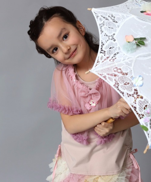 「panpantutu」 「KIDS」ノースリーブワンピース X-LARGE サックスブルー キッズ_画像6