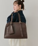 ボストンバッグ 「A4も入る/ポーチ付き 」「...の詳細画像2