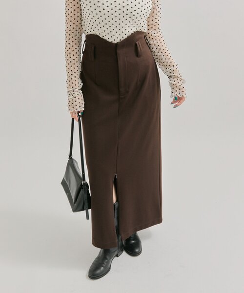 mystic（ミスティック） スカート WAVEフロントZIPスカート : ZOZOTOWN