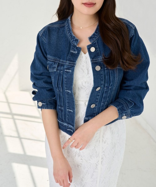 Her lip to デニムジャケット M ブルー レディース : ZOZOTOWN Yahoo