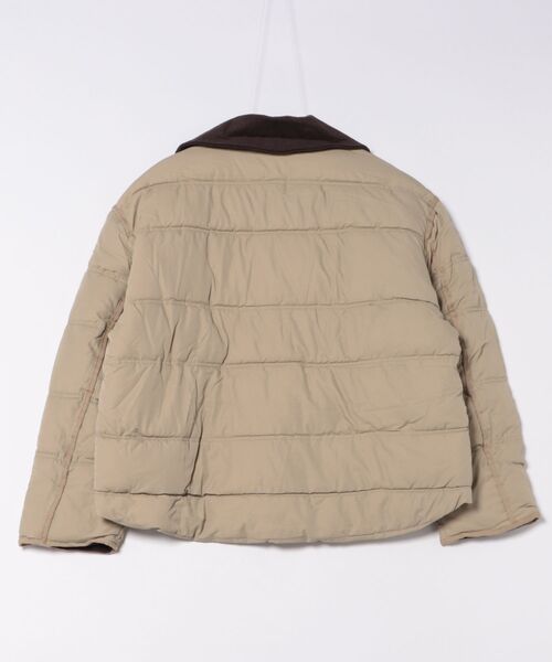 BLANC FICELLE ダウンコート ダウンジャケット 襟コーデ 中綿