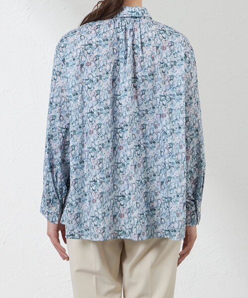 新品・49,500円☆AMACA アマカ【LIBERTY】タナローンシャツドレス 新品・49,500円☆AMACA アマカ【LIBERTY】タナローンシャツドレス