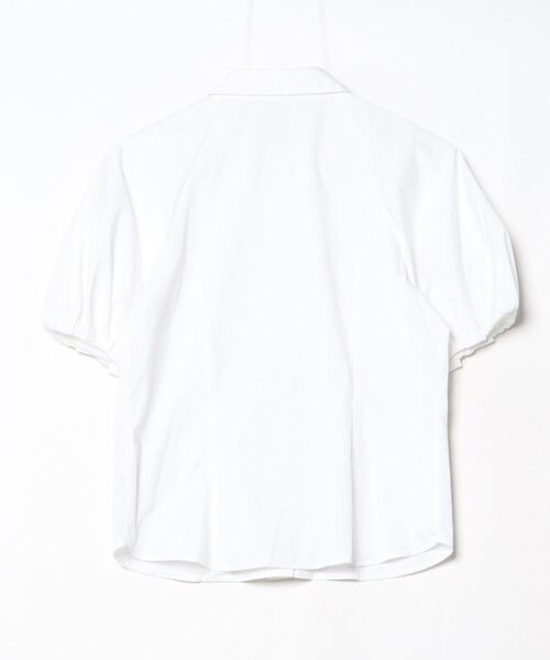 「Maglie le cassetto」 半袖シャツ 7号 ホワイト レディース_画像2