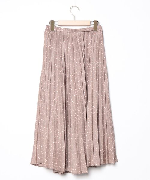 「Spick & Span」 プリーツスカート 36 ベージュ レディース_画像2