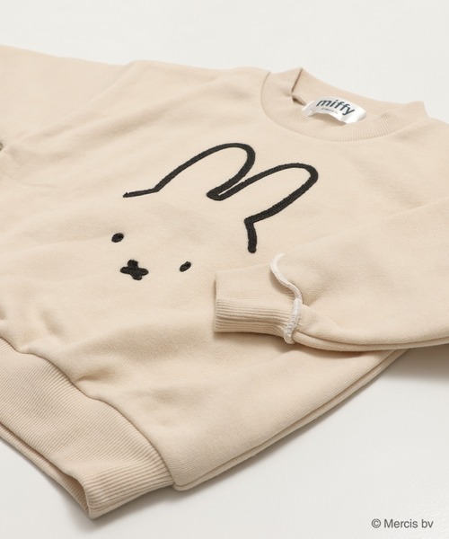 Miffy（ミッフィー） トレーナー 「ミッフィー」裏起毛トレーナー