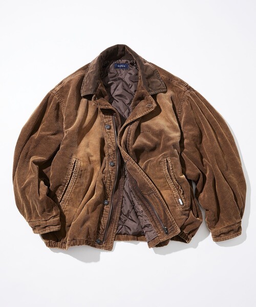 NAUTICA（ノーティカ） ブルゾン LARGE ブラウン メンズ : ZOZOTOWN