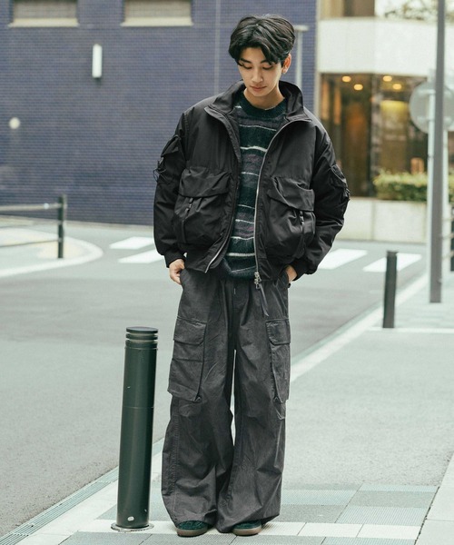 ジャケット・アウター LAND LAND MUSEUM ブルゾン アウター LAND MUSEUM／BOXボリュームブルゾン