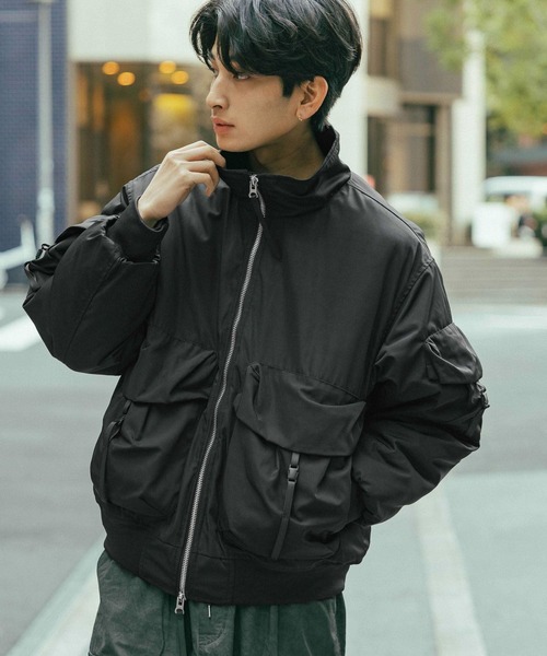 LAND MUSEUM ブルゾン アウター LAND MUSEUM／BOXボリュームブルゾン