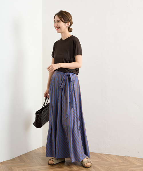 FRAMeWORK（フレームワーク） ロングスカート 38 ネイビー レディース