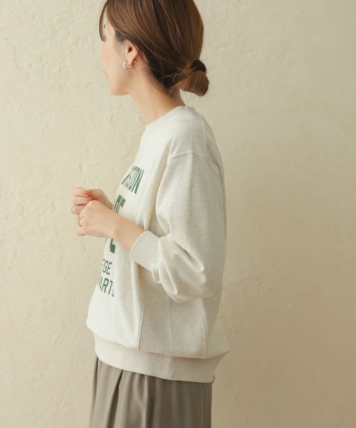 「URBAN RESEARCH DOORS」 スウェットカットソー MEDIUM オートミール レディース_画像4