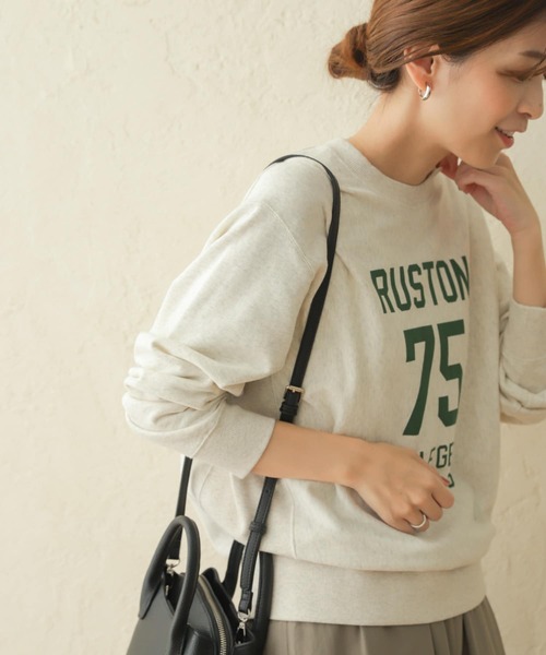 「URBAN RESEARCH DOORS」 スウェットカットソー MEDIUM オートミール レディース_画像9