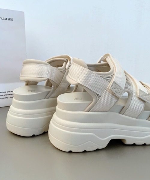 Shoes in Closet（シュークロ） フラットサンダル S アイボリー