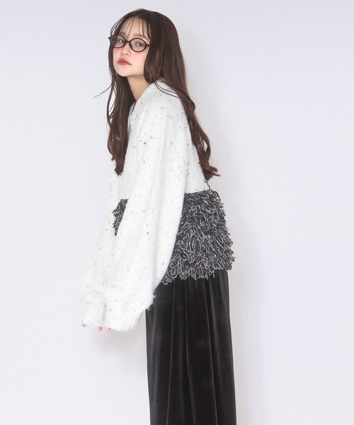 loin nuit ニット セーター loop knit polo / ループニットポロ