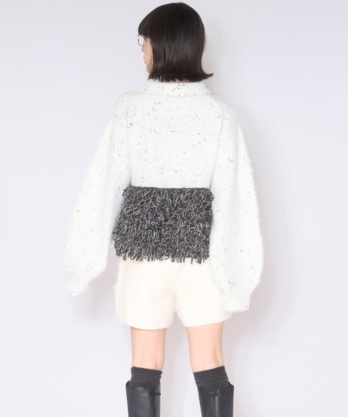 loin nuit ニット セーター loop knit polo / ループニットポロ