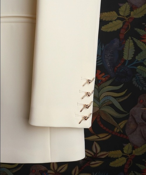 「SMILE ORCHID」 テーラードジャケット L アイボリー レディース_画像6